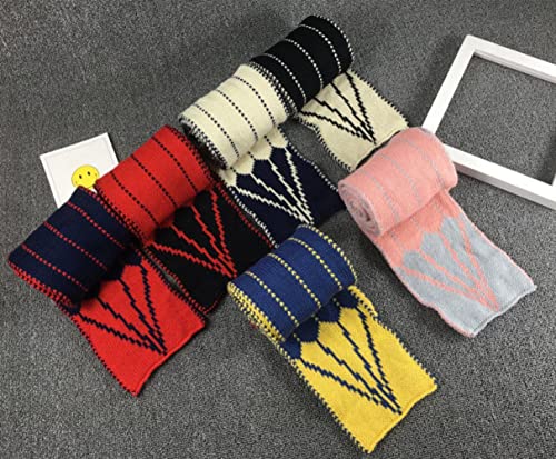 Gorro de punto para niños con bufanda y tapas de peluche 6