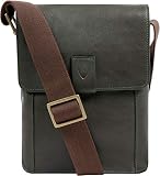 Hidesign Aiden Genuine Leather Mini Crossbody Men/Women Messenger Bag/Travel Bag / 10.5" iPad Bag (O