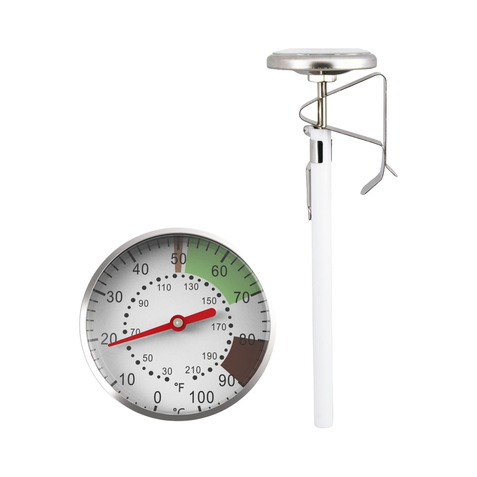 Kalttoy Friendly Beverage Thermometers with Protective Storage Case and High Contrast Temperature Display Coffee Enthusiast Thermometers