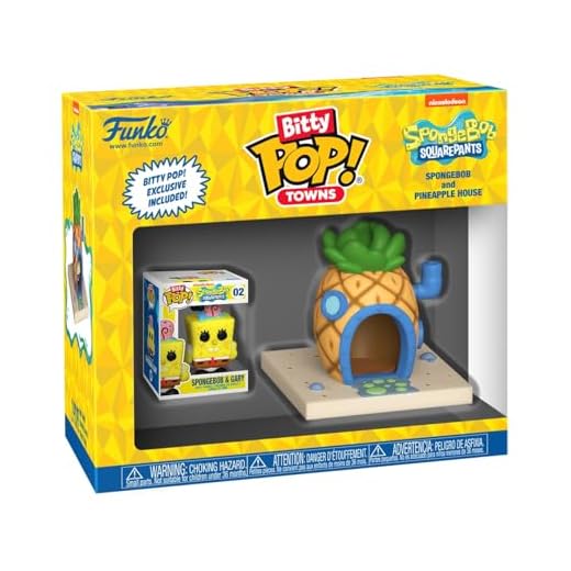 Funko Pop! Bitty Town: Bob Esponja - Casa de Bob Esponja y Piña