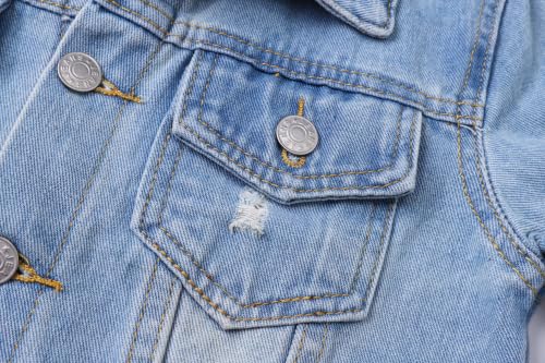 Image of Cromoncent Toddler Denim Jacket for Boys Girls