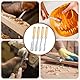 Stechbeitel Set für Holz Stemmeisen Set für Holz Holzmeißel 4-teilig 6 12 19 24mm Holzgriffe und Ergonomischem Schlagkappe Scharfes Stecheisen Holzwerkzeug Woodturning Chisel (4-teilig 6 12 19 24mm)