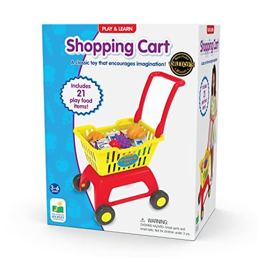 The Learning Journey Play & Learn - Shopping Cart - Toddler Toys & Gifts for Boys & Girls Ages 3 Years and Up, Multi