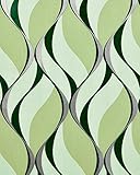 Musterart: Retro, Grafisch | Optik: metallische Akzente