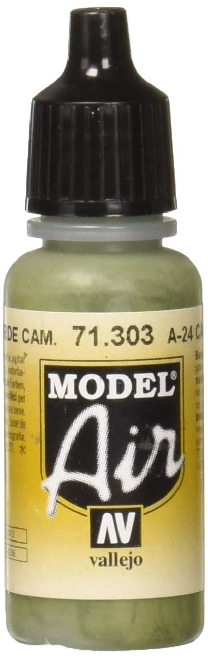 Vallejo Model Air Color 71.303 - Camouflage Green - A-24M - 17 ml