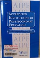 Accredited Institutions of Postsecondary Education 2011 (Accredited Institutions of Postsecondary Education, Programs, Candidates) 0826800181 Book Cover