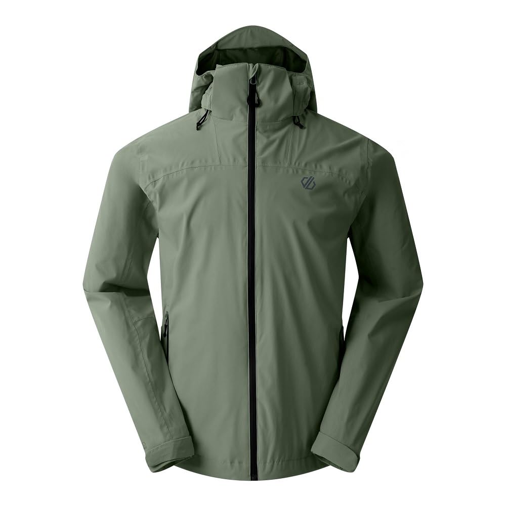 Dare2b Mens 2b Switch Out Ii Waterproof Shell Jacket, Olivine Green, L EU