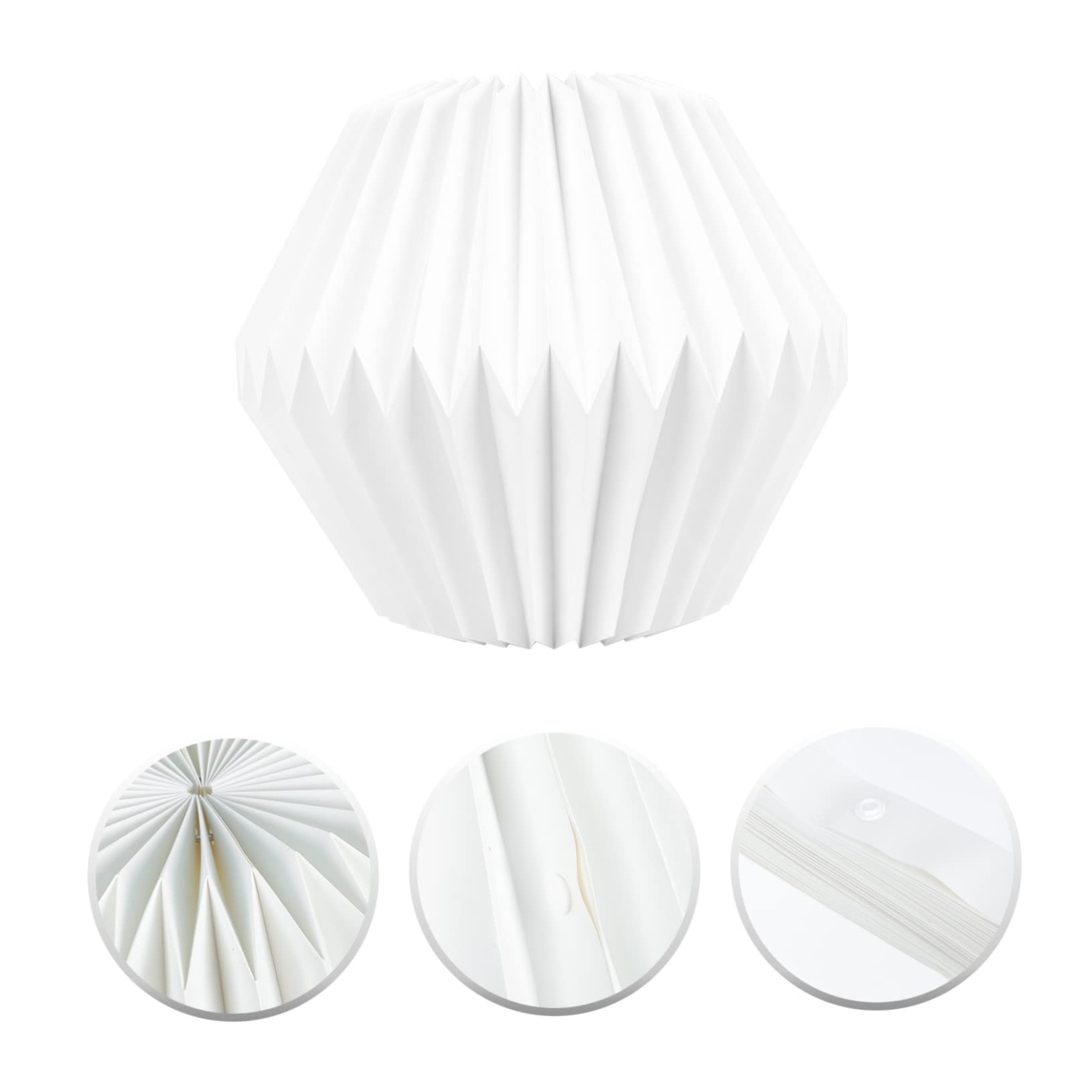 Mikikit 3pezzi Lampadario Stile Nordico Con Paralume Geometrico Design Elegante e Creativo Facile Da Installare Per Casa Negozio e Hotel