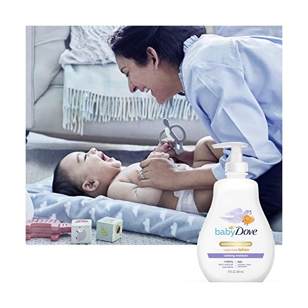 Baby Dove Sensitive Skin Care Baby Lotion für eine beruhigende Duftlotion, beruhigende Feuchtigkeit, hypoallergen und… – Bild 7