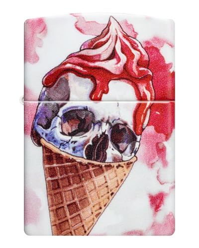 Image of Zippo Windproof Lighter - Horror /Goth - 540 Colour 540 Mat - Refillable - Reusable - Windproof Design - Gift Box - Made in USA