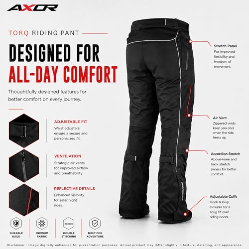 Image of Axor Torq Riding Pant Black -L