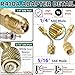 R410a Adapter Mini Split Adapter, 5/16 To 1/4 HVAC for Air Conditioner & Hose Connectors HVAC Tools for R410a Refrigerant Mini Split Recharging & More（2PCS 45°Angle)