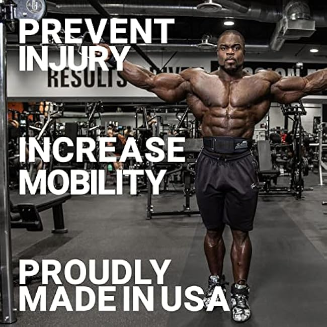 Schiek Sports 3004 Carbon Fiber Lifting Belt - Power Lifting Gym Belts for Lower Back Support