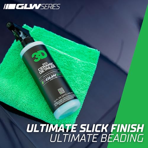 3D 344OZ16 Ceramic Detailer, Glw Series | Hyper Gloss Finish | Sio2 Peak Hydrophobic Top Coat | Extends Life Of Waxes, Sealants, Coatings | Diy Car Detailing Spray thumb #6