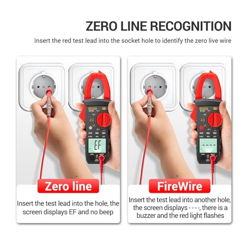 Medidor de Pinza Digital ST181 4000 Counts True RMS AC DC con detección NCV miniatura 3