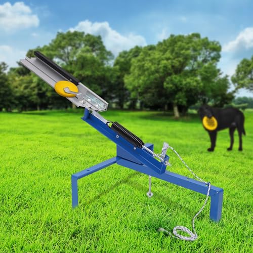 Lanceur manuel pour pigeons d'argile avec angle ajustable pour corriger son tir
