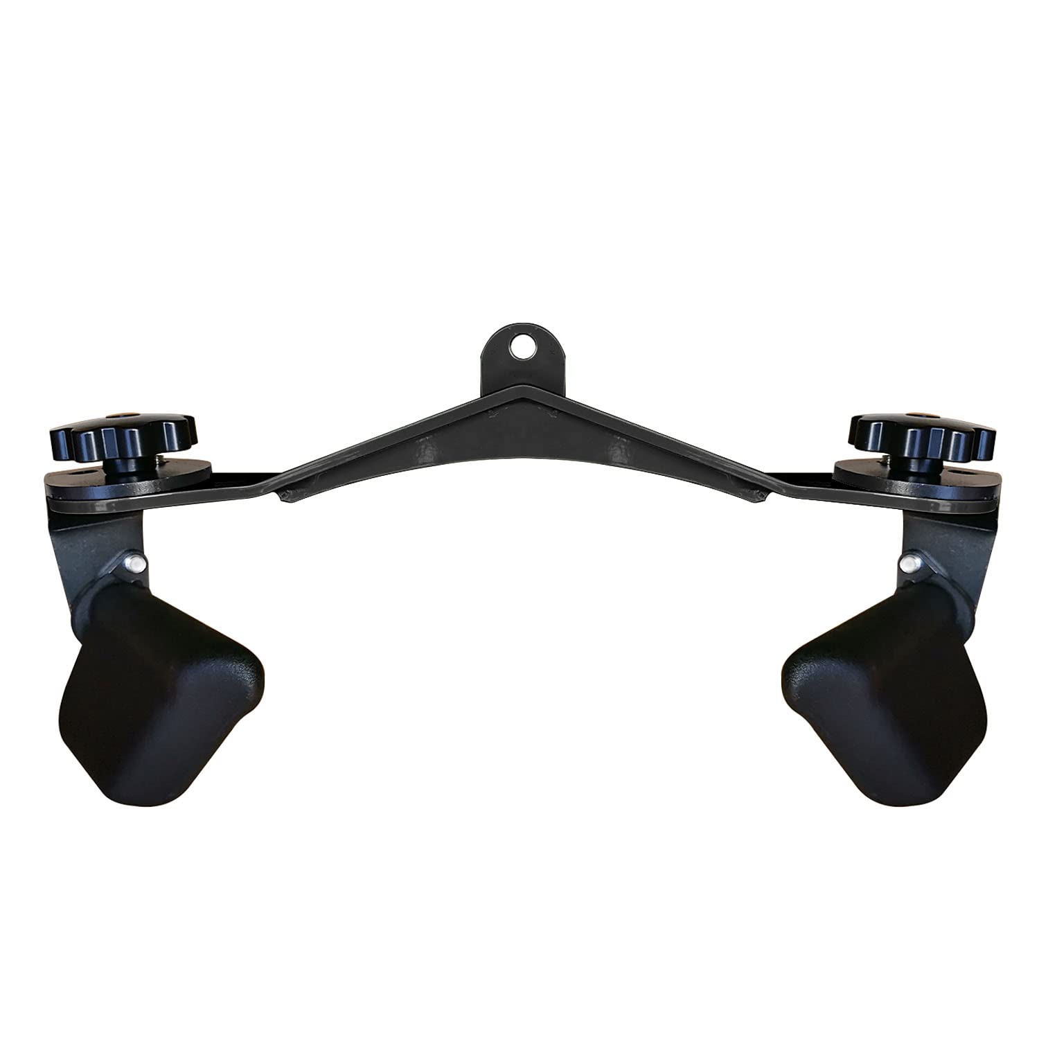KORIKAHM Gym Cable Attachment, Neutral Grip LAT Pull Down Bar, Adjustable Spreader Bar for Home Fitness, LAT Pull Down attachments for Cable Pulley System Machine