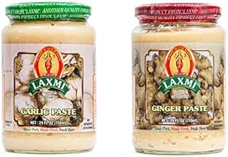 Laxmi Garlic Paste & Ginger Paste 2 Pack 24 Oz Jars