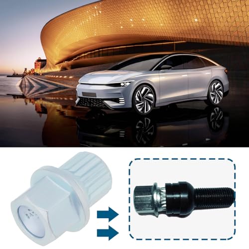 Image of 1PC Anti Theft Wheel Lock Lug Nut Screw Removal Key ABC-7 /19PT 16.8x30.3mm for Cars Wheel Tire Nut Screw Removal Compatible with VW