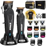 Tondeuses à cheveux professionnelles pour hommes, ensemble de tondeuses et de tondeuses de barbier, tondeuses à cheveux sans fil, kit de coupe de cheveux, kit de coupe de cheveux, máquina para cortar pelo de hombre