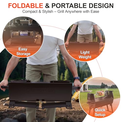 Brand‑Man 2-in-1 Charcoal BBQ Grill thumbnail 7