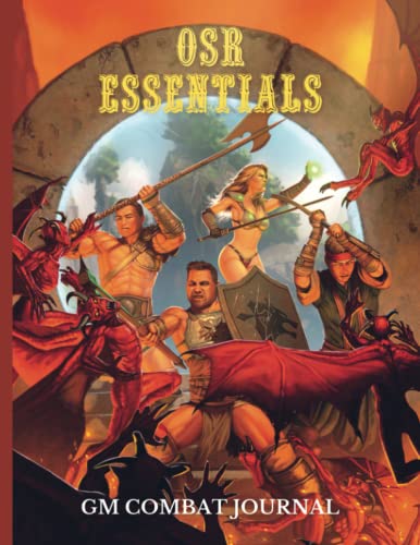 OSR GM Combat Journal.: RPG Initiative and Encounter Tracker for Old School Role Playing Games and Retroclones.