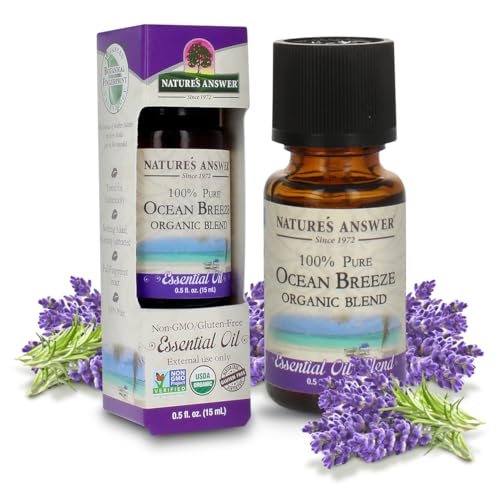 Nature's Answer 100% Pure Organic Essential Oil Blend, 0.5-Ounce, Ocean Breeze