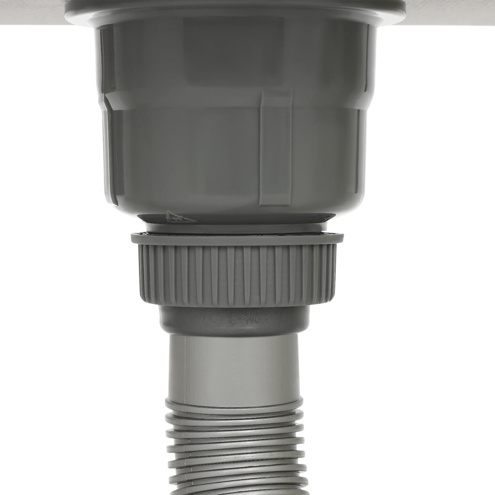 Fregadero de cocina, juego de fregadero de acero inoxidable, fregadero cascada con grifo retráctil, 1 lavabo empotrado, para cocinas, lavaderos, laboratorios, cafeterías, 68 x 45 x 20 cm