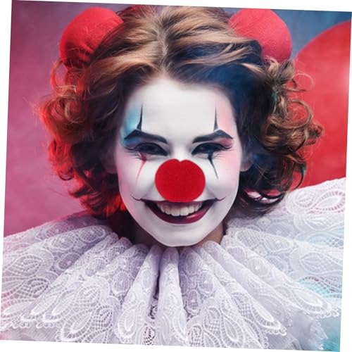Clownsnase Garneck Rote aus Schwamm für Kostüme und Partys