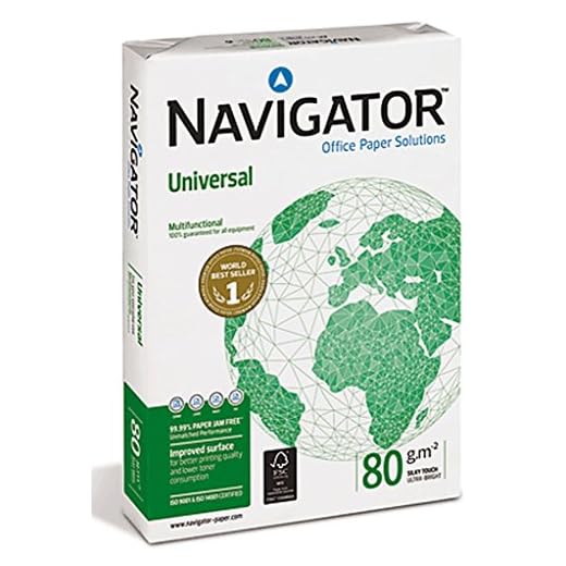 Navigator Paper-Media Universal A3 - Papel universal (DIN A3, 80 g/m², 500 unidades), color blanco