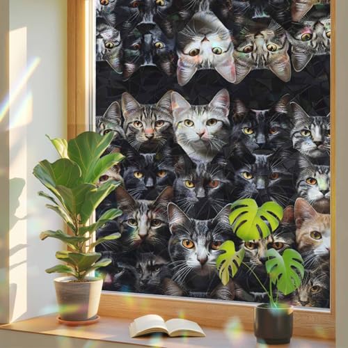 Vinilo decorativo para ventana 17.7x39.3 pulgadas multicolor