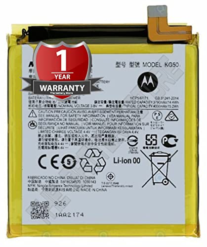 Image of THE BATTERY STORE Orignal Battery for Motorola Moto One Hyper (XT2027) Battery (KG50) Battery with 1 Year warrenty (for KG50)