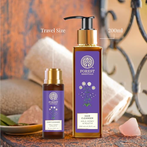 Forest Essentials Hair Cleanser, Amla, Honey and Mulethi, 200ml - Image 6