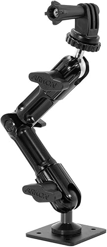 Arkon Soporte de pared ajustable resistente para cámaras de acción GoPro HERO al por menor negro