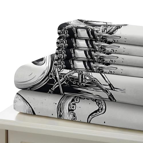Parure de lit pieuvre super douce avec impression 3D haute qualité - 7