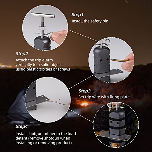 Perimeter-Trip-Wire-Alarm-Trip-Alarm-12-Gauge-Safety-Defense-Device-Warning-System-for-Camping-and-Security-Grey