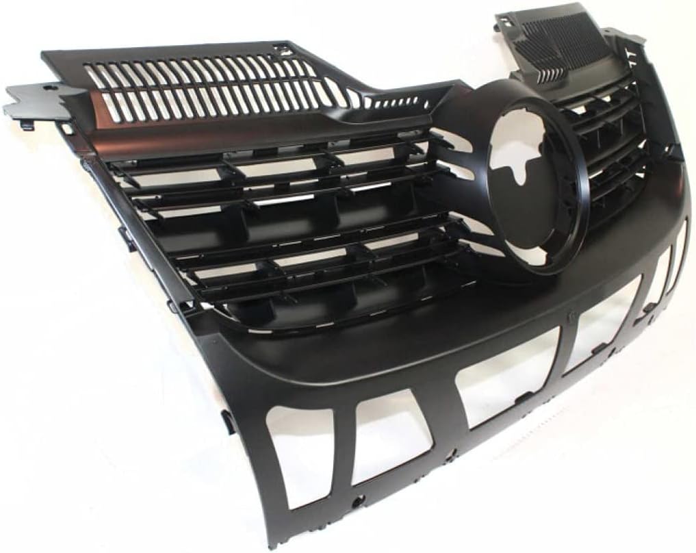 For Volkswagen Jetta Grille Assembly 2005 06 07 08 09 2010 | Matte Black Shell and Insert | Radiator Grille | Sedan/Wagon Plastic | VW1200139 | 1K5853653C9B9