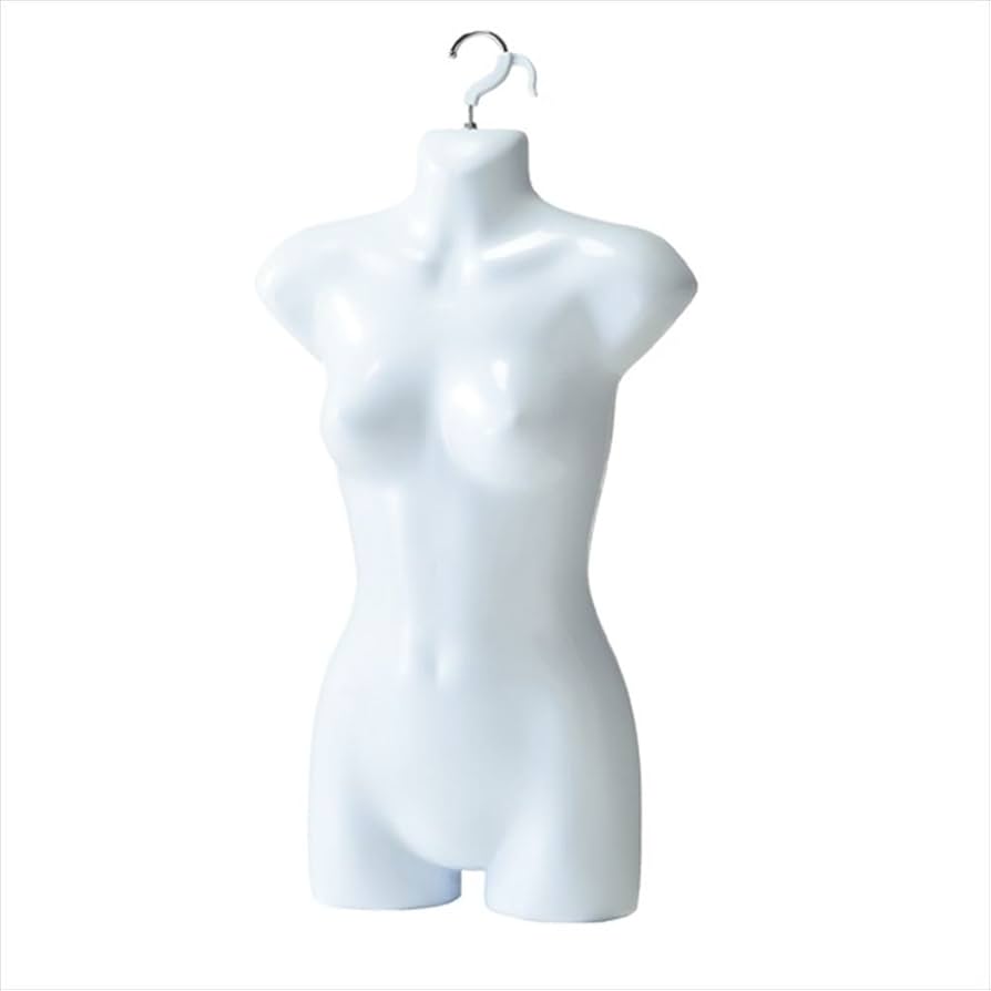 稀有品婦人用トルソー・マネキン・ボディ・白色 稀有品婦人用トルソー・マネキン・ボディ・白色