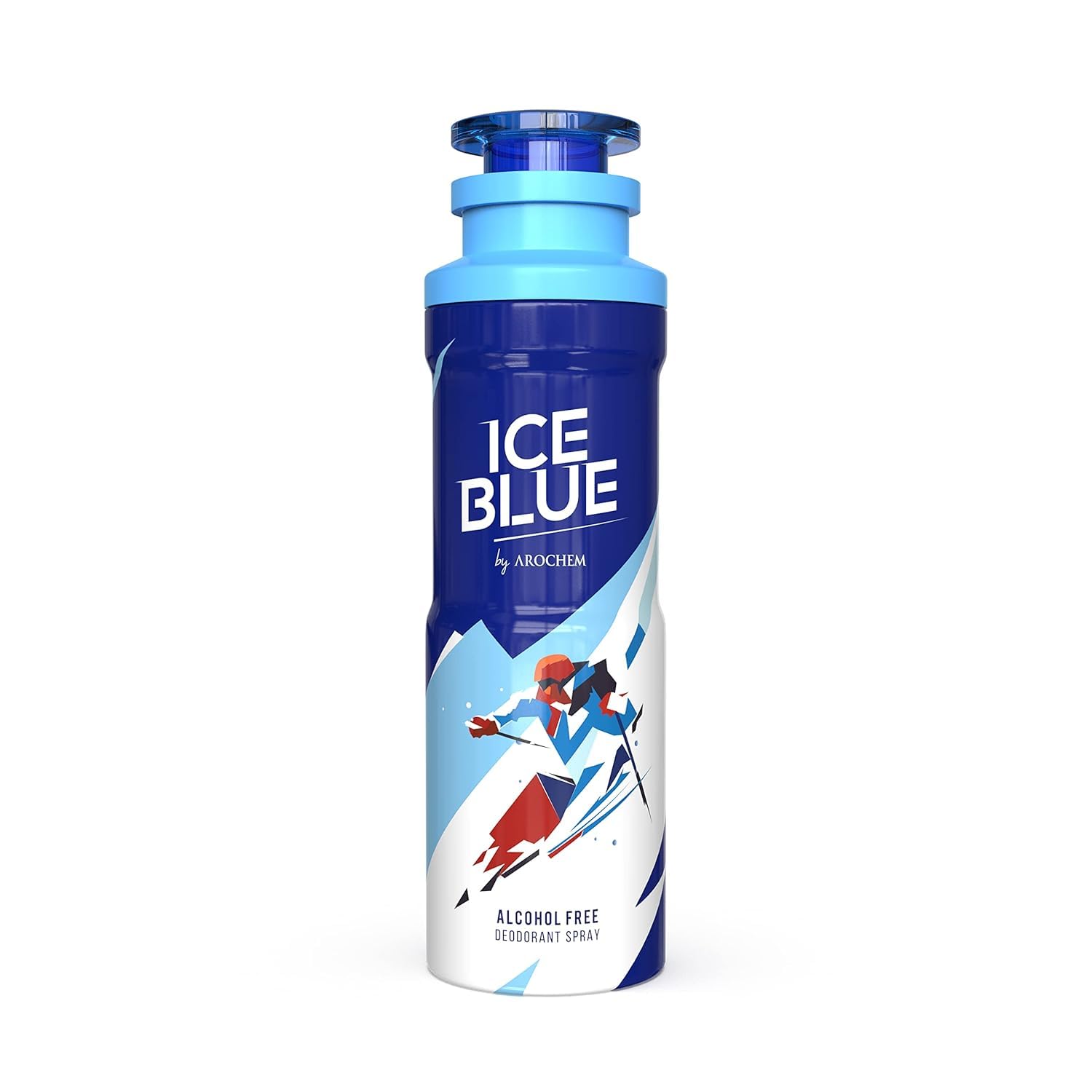 Arochem Ice Blue Deodorant Spray for Men and Women | Unisex Deo, Alcohol Free, Long Lasting, Antibacterial Formula (200ml)-image-37