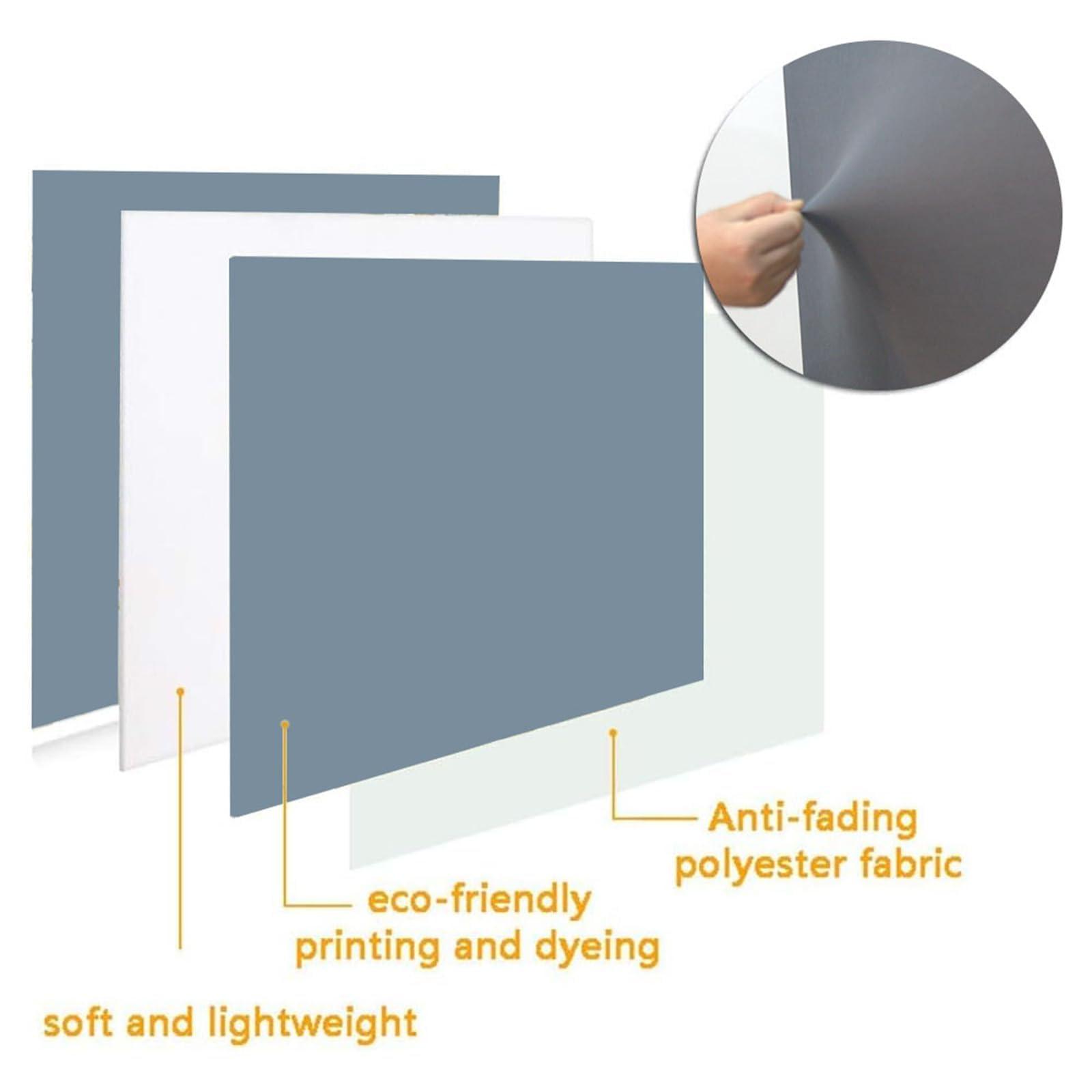 Protection d'écran TV – Housse élastique anti-poussière pour écran TV/PC de 22 à 75 pouces (Tangerine, 49")