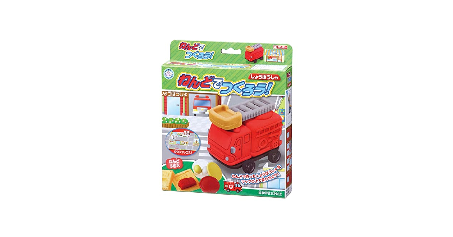 Amazon.co.jp: ギンポー ねんどでつくろう！ しょうぼうしゃ A