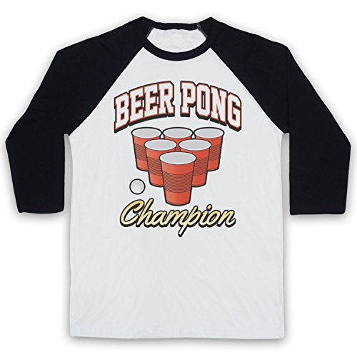 T-shirt baseball Beer Pong Champion pour vos soirées entre amis