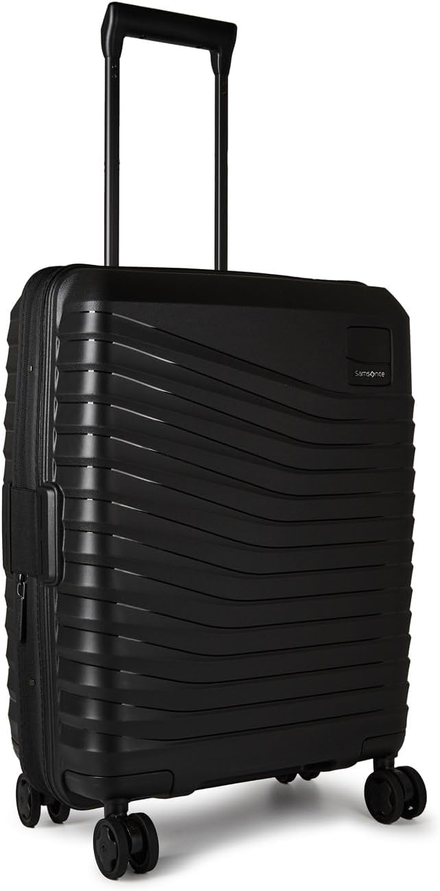 SAMSONITE Intuo Spinner S, Expandable Hand Luggage, Black (Black), Spinner M (69 cm - 87L), Suitcases & Trolleys