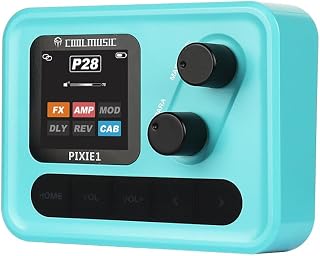 E-Gitarren Multi-Effektpedal mit Amp-Modellierung, IR-Kabinett-Simulation, Looper, Drum Machine, USB OTG Aufnahme-Schnittstelle, Kopfhörer-Ausgang für Übung, Aufnahme & Live-Performance