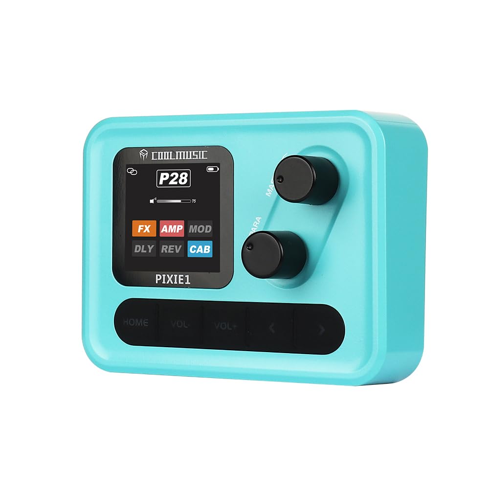 Pedale multi effetti per chitarra elettrica con simulazione IR Cabinet, interfaccia di registrazione USB OTG, processore di modellazione amplificatore, uscita cuffie, processore effetti chitarra live