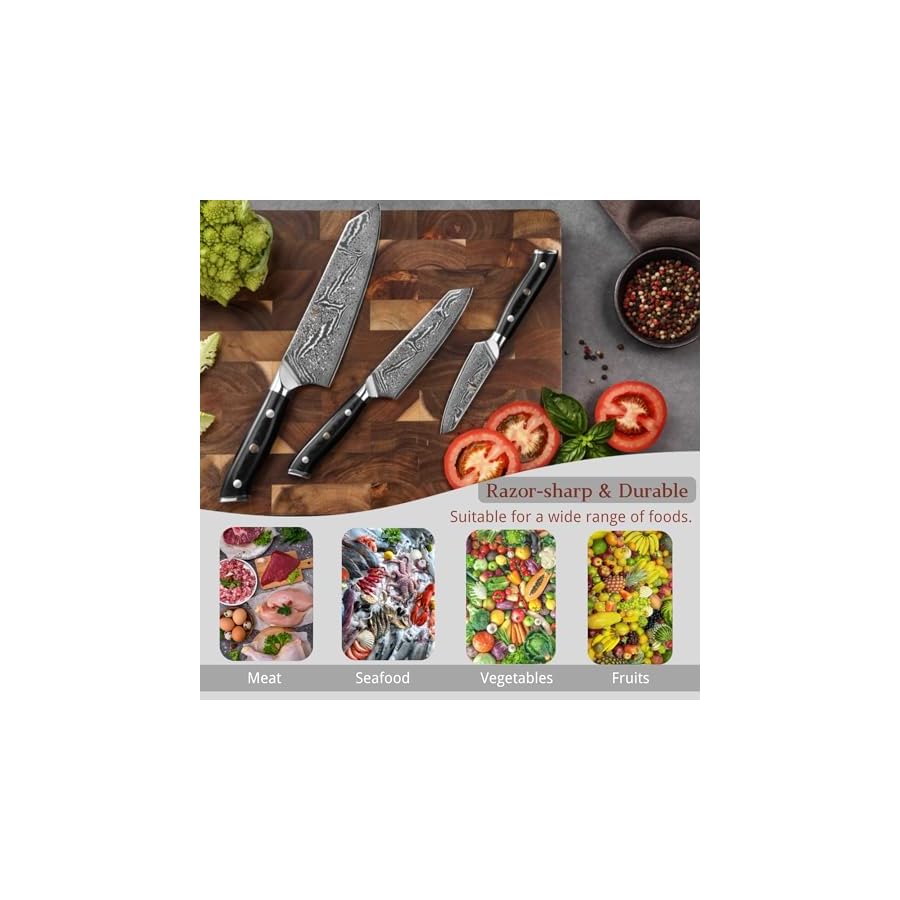 Wakoli-Kitchen-Knife-Set-3-pcs-Professional-Knives-Set-for-Kitchen-made-from-67-Layers-of-Genuine-Damascus-Steel-with-VG10-Core-Chef-Knife-Set-with-G10-Handle-in-Wooden-Gift-Box-Nitoko Wakoli Kitchen Knife Set, 3-pcs Professional Knives Set for Kitchen made from 67 Layers of Genuine Damascus Steel with VG10 Core, Chef Knife Set with G10 Handle in Wooden Gift Box (Nitoko)