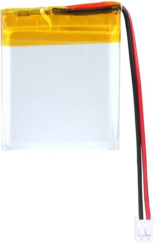Miniatura 2 de 3.7V 500mAh 503035 Lipo batería recargable de iones de polímero de litio con conector PH 0.079 in JST