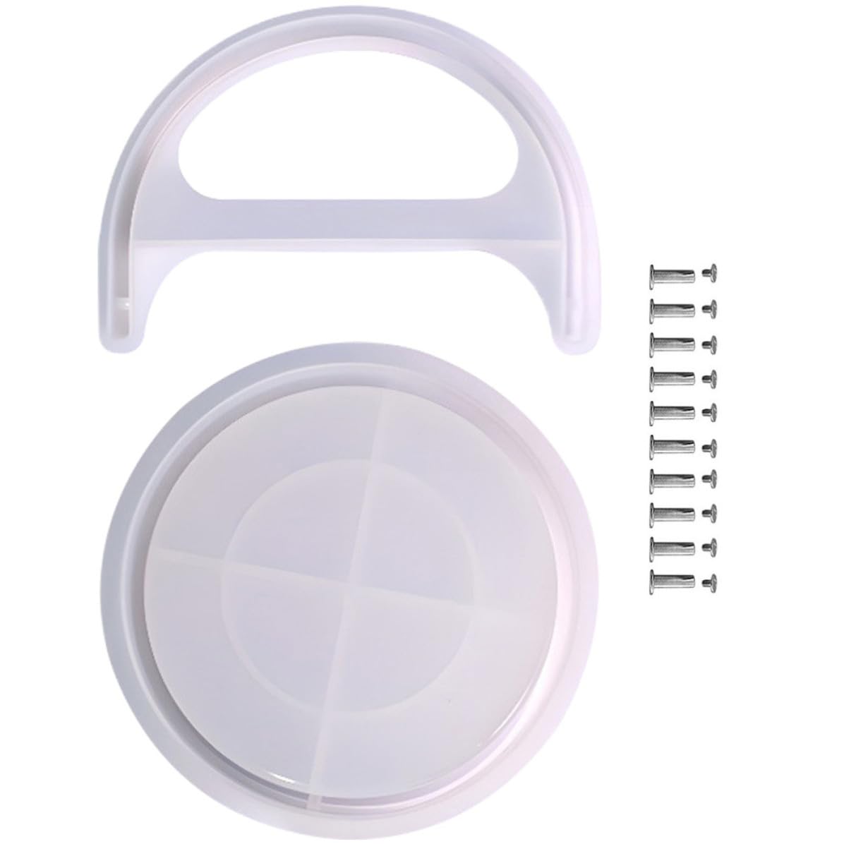 SOLUSTRE Molde de Silicona Resistente al Desgarro y Lavable para Cubo de Almacenamiento DIY Diseño Flexible Adecuado para Manualidades y Organización