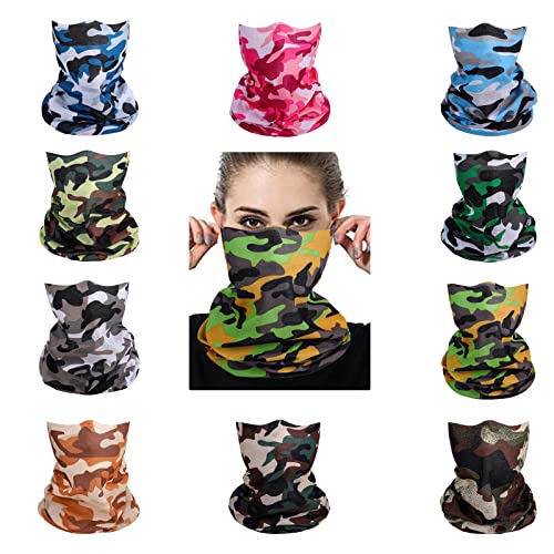 Image of Neck Gaiter Masks Tube Scarf,Seamless Bandanas Buffs Gators,Ourdoor Face Mask Face Covering Multi Headwear