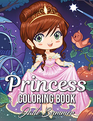 Télécharger Princess Coloring Book: An Adult Coloring Book with Cute Kawaii Princesses, Classic Fairy Tales, and Francais PDF
